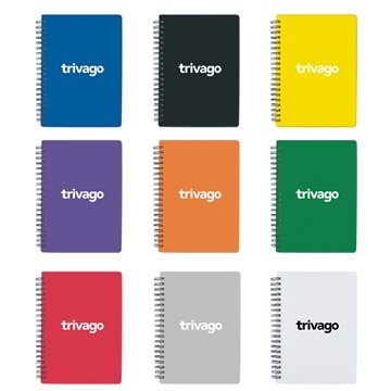 100 Customized Translucent Spiral Notebook - 80 Pages