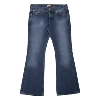 TOMMY HILFIGER Hipster Womens Jeans Blue Regular Bootcut Stone Wash W34 L34