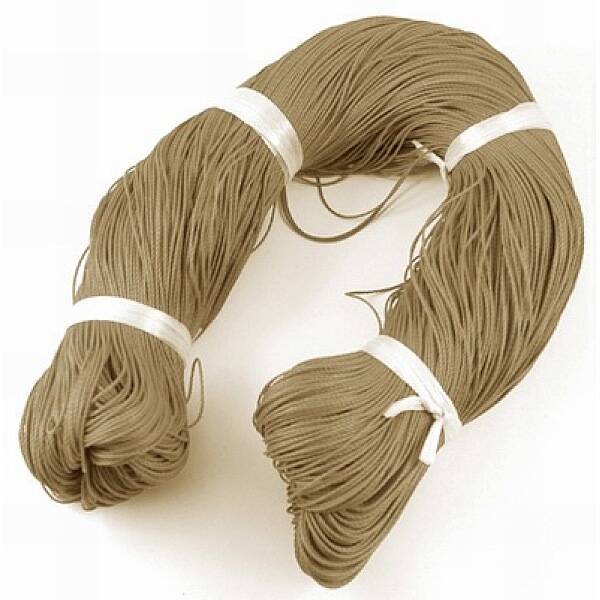 Round Waxed Polyester Cord