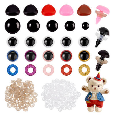 2 Box 2 Style Craft Plastic Doll Eyes & Nose