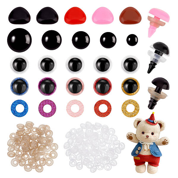 2 Box 2 Style Craft Plastic Doll Eyes & Nose