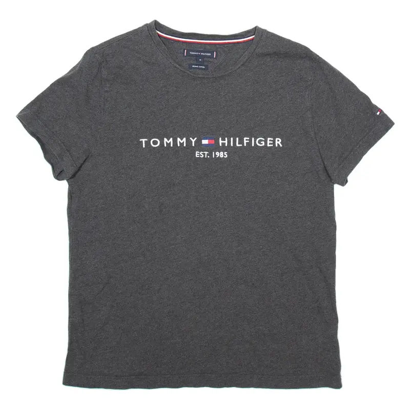 TOMMY HILFIGER Mens T-Shirt Grey M
