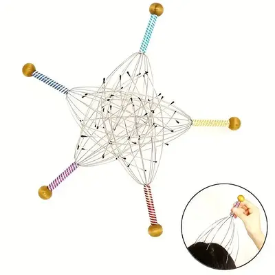 Head Massager for Decompression, Head Scratcher Massage Tool, Octopus Design Comfort Head Massage Comb for Deep Relaxation & ...