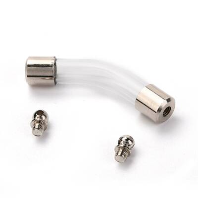 Transparent Glass Bottle Pendant