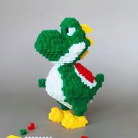 Cartoon Dinosaur Design Building Blocks Toy, 550pcs/set Creative Diy 3d Assembled Educational Puzzle Toy, Suitable for Home D...