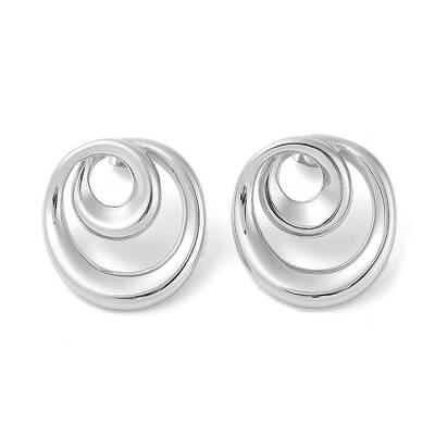 Non-Tarnish 304 Stainless Steel Stud Earrings for Women