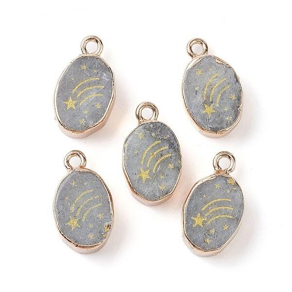 Natural Labradorite Pendants