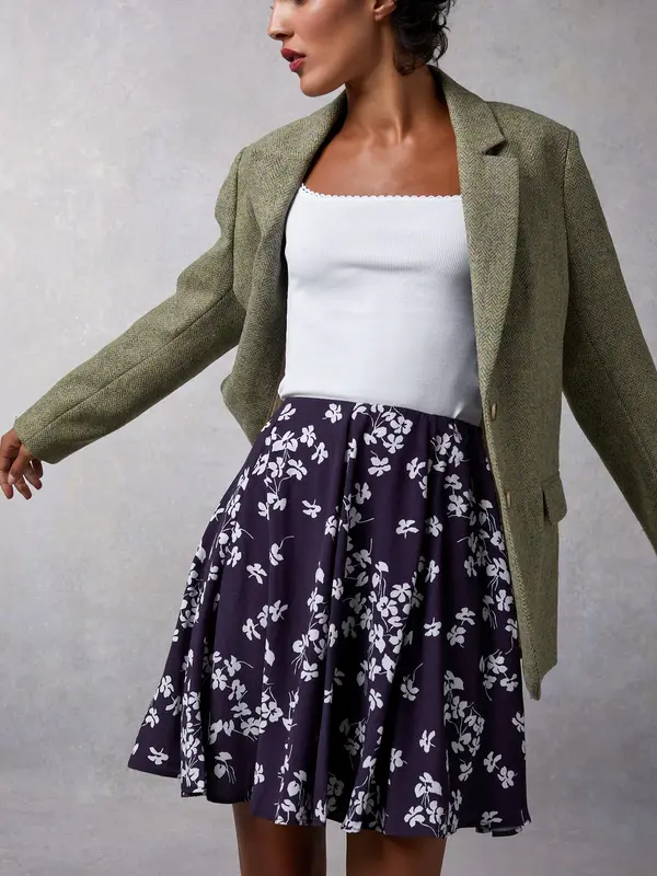Skirt Ludivine Rouge | Color: ROUGE | Size: FR-36