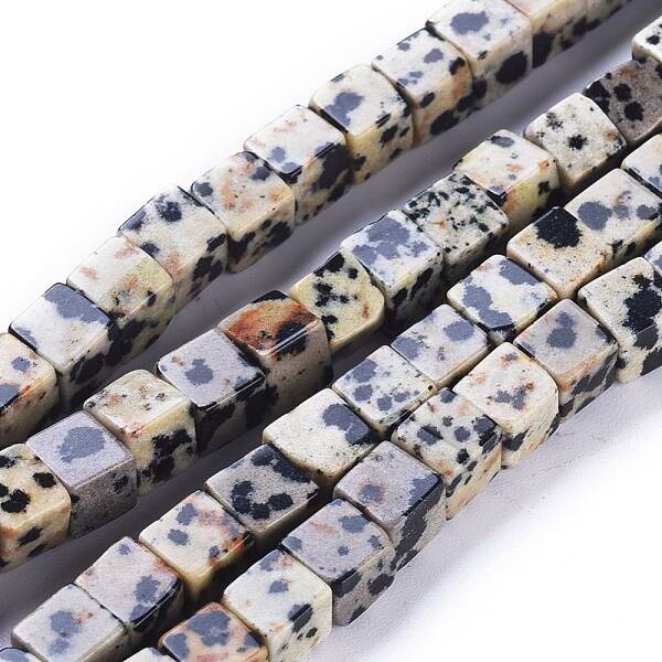 Natural Dalmatian Jasper Beads Strands