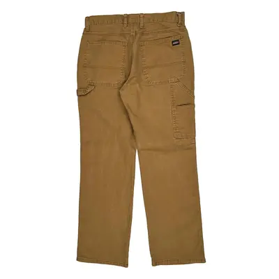 Dickies Carpenter Trousers - 33? Waist Brown Cotton Blend