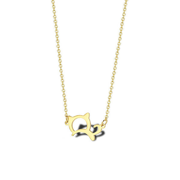 Cute Cartoon Animal Stainless Steel Pendant Necklaces