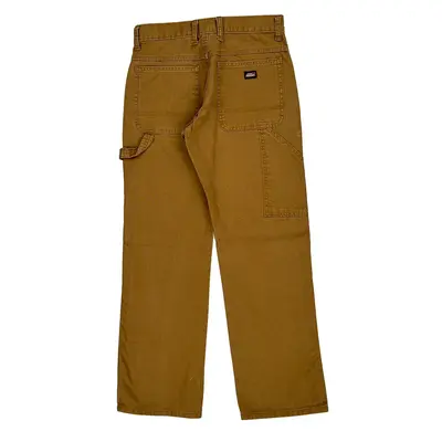Dickies Carpenter Trousers - 29? Waist Brown Cotton
