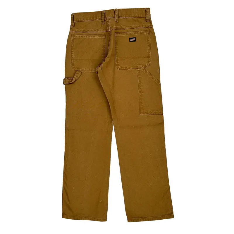 Dickies Carpenter Trousers - 29? Waist Brown Cotton