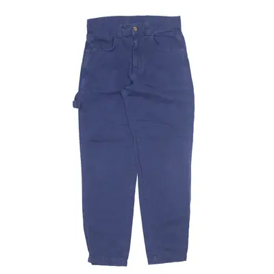 KICKERS Classics Trousers Blue Relaxed Tapered Womens W28 L30