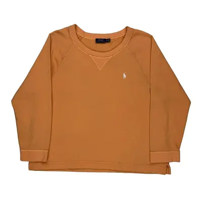 Polo Ralph Lauren Sweatshirt - XL Orange Cotton