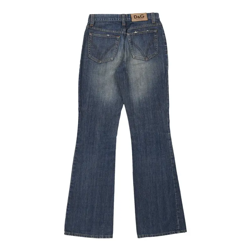 Dolce & Gabbana Flared Jeans - 30W UK 8 Blue Cotton