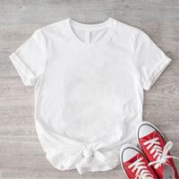 Blank Shirt, Plain Unisex T-Shirt, Unprinted Soft Color Short Sleeve, Cute Crew Neck Tee, Gift For Her, Basic Shirt For Wife,...