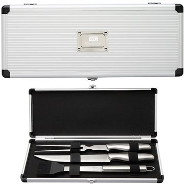 6 Custom O'Neill Park 3-Piece Carving Set - Stainless Steel & ...