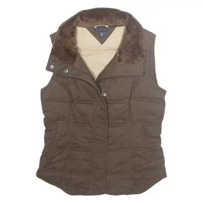TOMMY HILFIGER Womens Gilet Brown S
