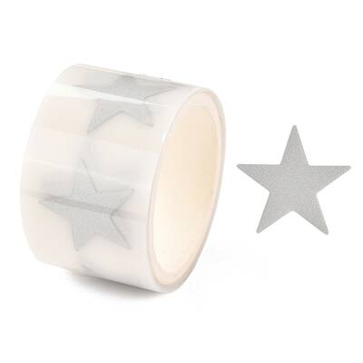 Silver Reflective Tape Stickers