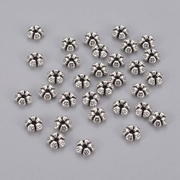 Tibetan Silver Spacer Beads