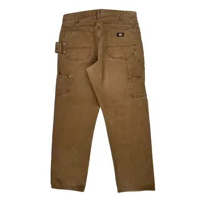 Dickies Carpenter Trousers - 36? Waist Brown Cotton