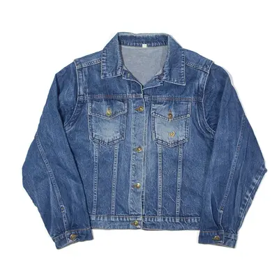 Jacket Blue Denim Womens M