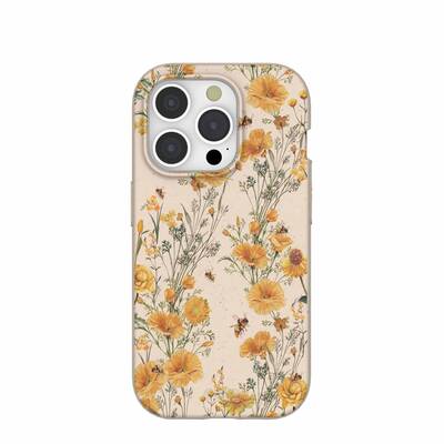 Seashell Vintage Bee iPhone 15 Pro Case