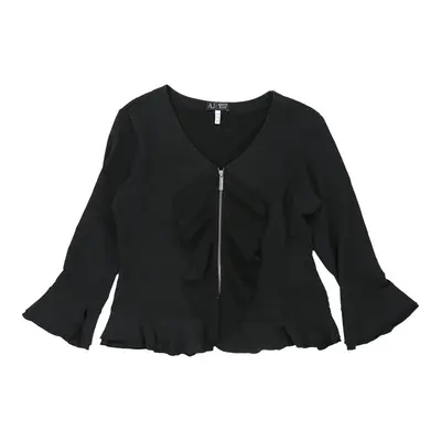 Armani Jeans Top - Medium Black Cotton | Size: medium