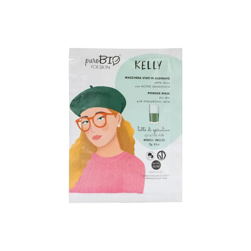 Purobio cosmetics forSKIN Kelly Alginate Face Mask for Dry Skin - Anniversary2019, 09 Spirulina Milk (13 g)