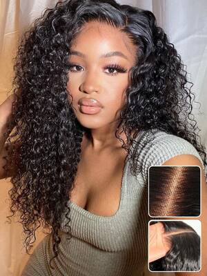 Bye Bye Knots Wig | Nadula Flash Sale 7x5 Invisible Knots Water Wave Glueless Lace Wig Natural Hairline