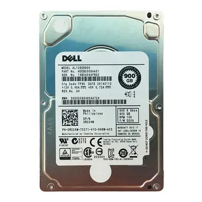 HDEBC00DAA51 Toshiba 900GB 6Gb/s SAS 10000 2.5-inch Hard Drive