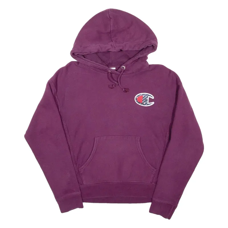 CHAMPION REVERSE WEAVE Womens Purple Hoodie S