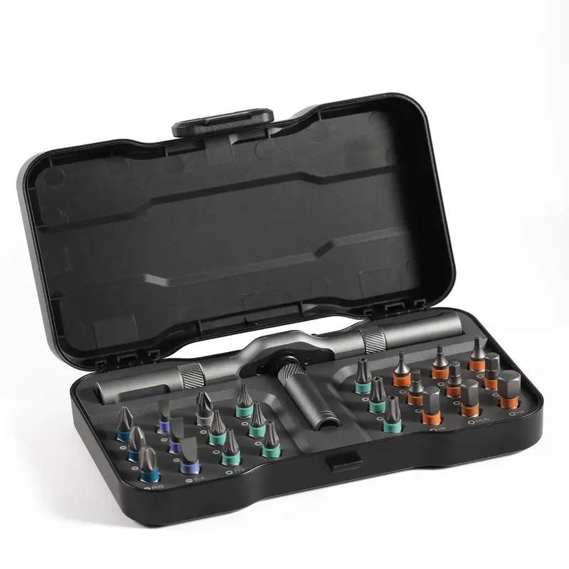 24-in-1 Ratchet Screwdriver Set, Magnetic Precision Bits with Detachable Handle & Case, Multi-Purpose Mini Screwdriver Kit fo...