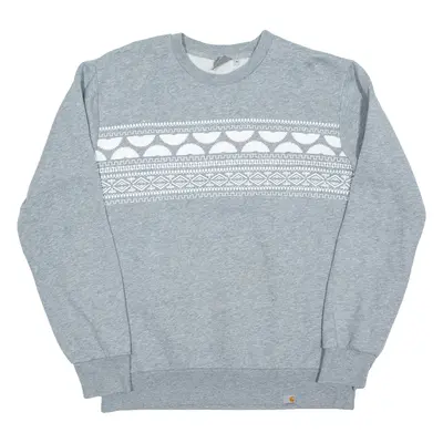 CARHARTT Mens Sweatshirt Grey M