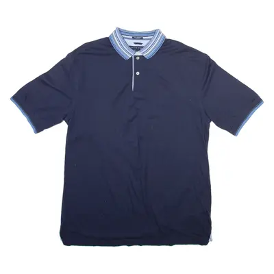 TOMMY HILFIGER Mens Polo Shirt Blue XL