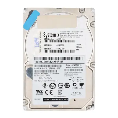 44W2199 IBM 300GB 6Gb/s SAS 10000 2.5-Inch Hard Drive