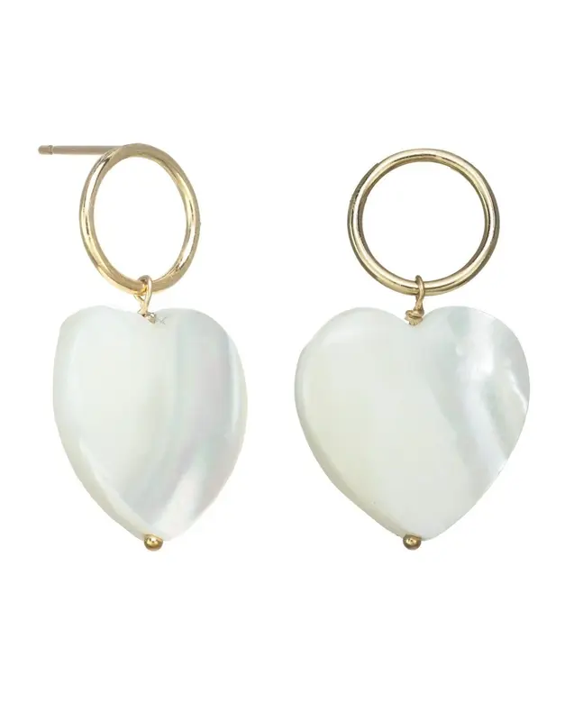 Heart Earrings | Metal Color: Gold
