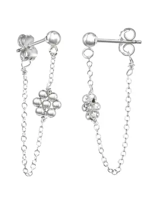 Rosana Earrings | Metal Color: Silver