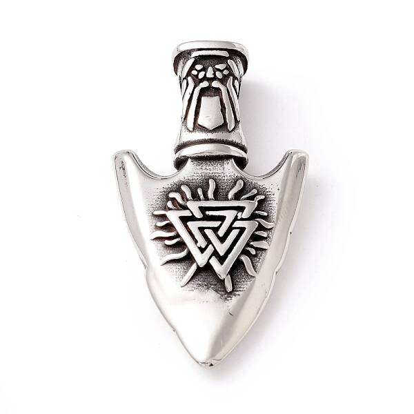Tibetan Style 304 Stainless Steel Pendants