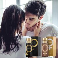 Golden Pheromone Perfume, Pheromone Perfume for Women Attract Men, Lure Her Perfume for Men, Romantic Pheromone Glitter Perfu...