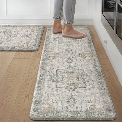 ăFallDealsForYouăGENIMO Kitchen Mats for Floor 2PCs, Washable Anti-Fatigue Mat for Cushioned, Waterproof Kitchen Runner, ...