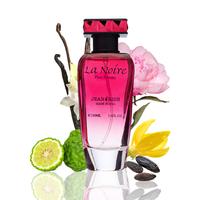 Jean Rish La Noire, Women's Eau De Parfum, Peony-Vanilla-Coumarin fragrance