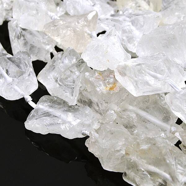 Nuggets Natural Quartz Crystal Beads Strands