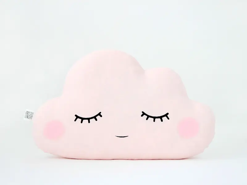 Pale Pink Cloud Pillow
