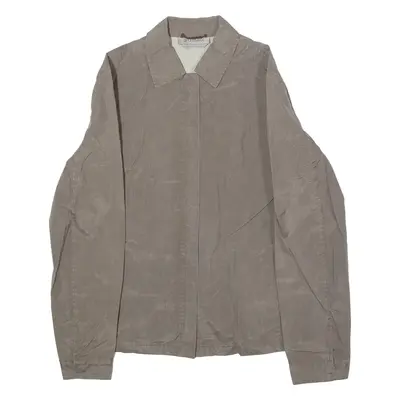 MAX MARA Womens Jacket Brown Silk UK 12