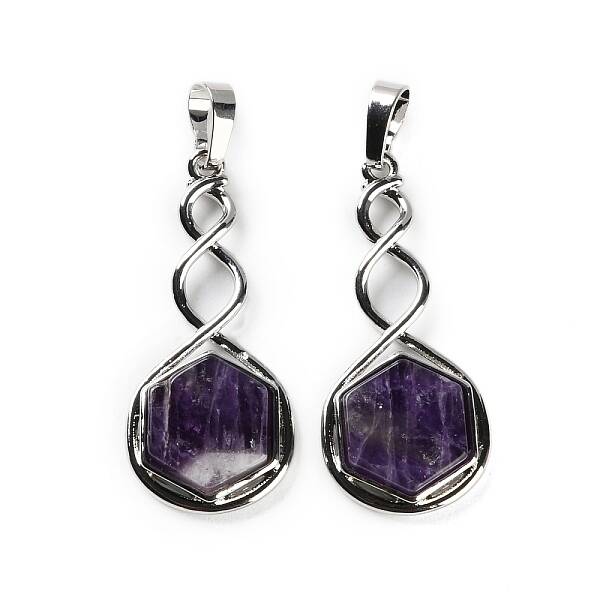 Natural Amethyst Pendants