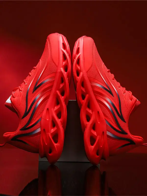 Men's Casual Lace Up Low Top Sneakers, Lightweight Breathable Comfortable Sports Running Shoes for Daily Wear, Perfect Gift f...