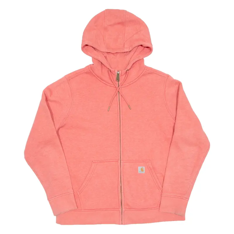 CARHARTT Relaxed Fit Womens Pink Hoodie Full Zip XL