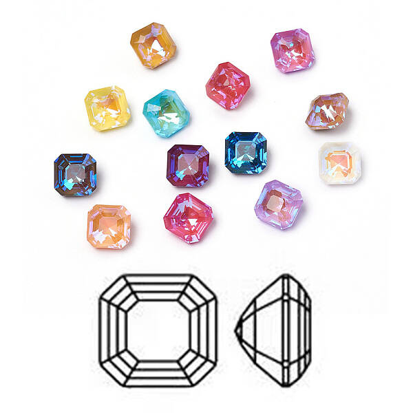 K9 Glass Rhinestone Cabochons